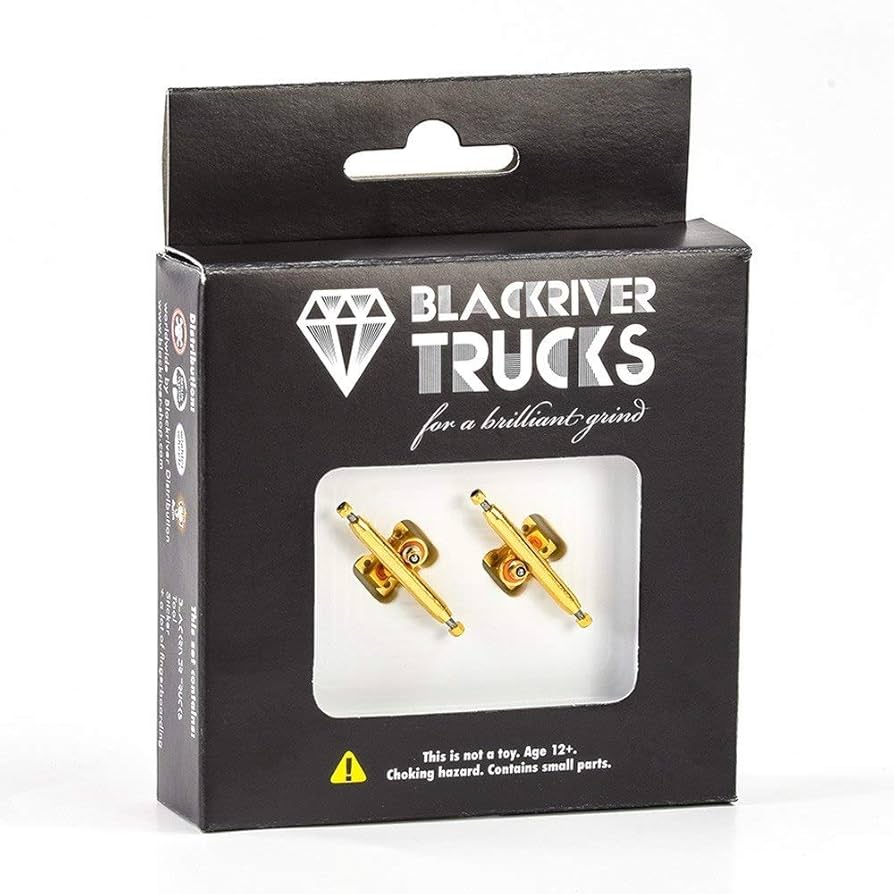 Amazon.com: Blackriver X-Wide 2.0 Fingerboard Trucks - 34mm